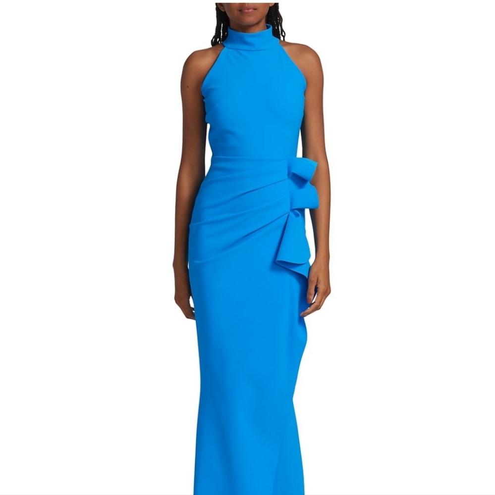 Chiara Boni Blue Maxi Dress